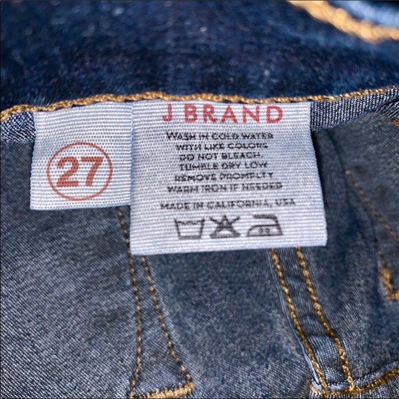 J Brand Clocker Skinny Dark Wash Jeans 27 - Picture 6 of 7